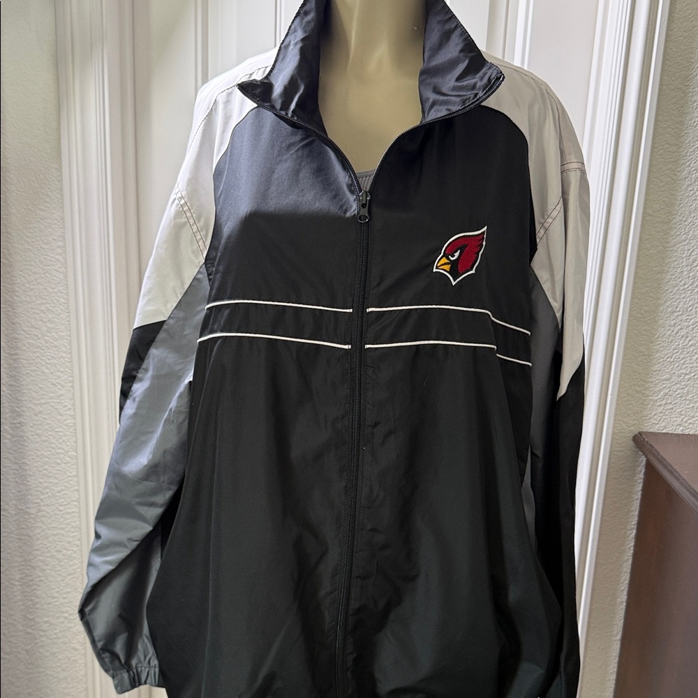Vintage NFL Cardinals Sports Illustrated Windbreaker Jacket, Dunbrook Full Zip